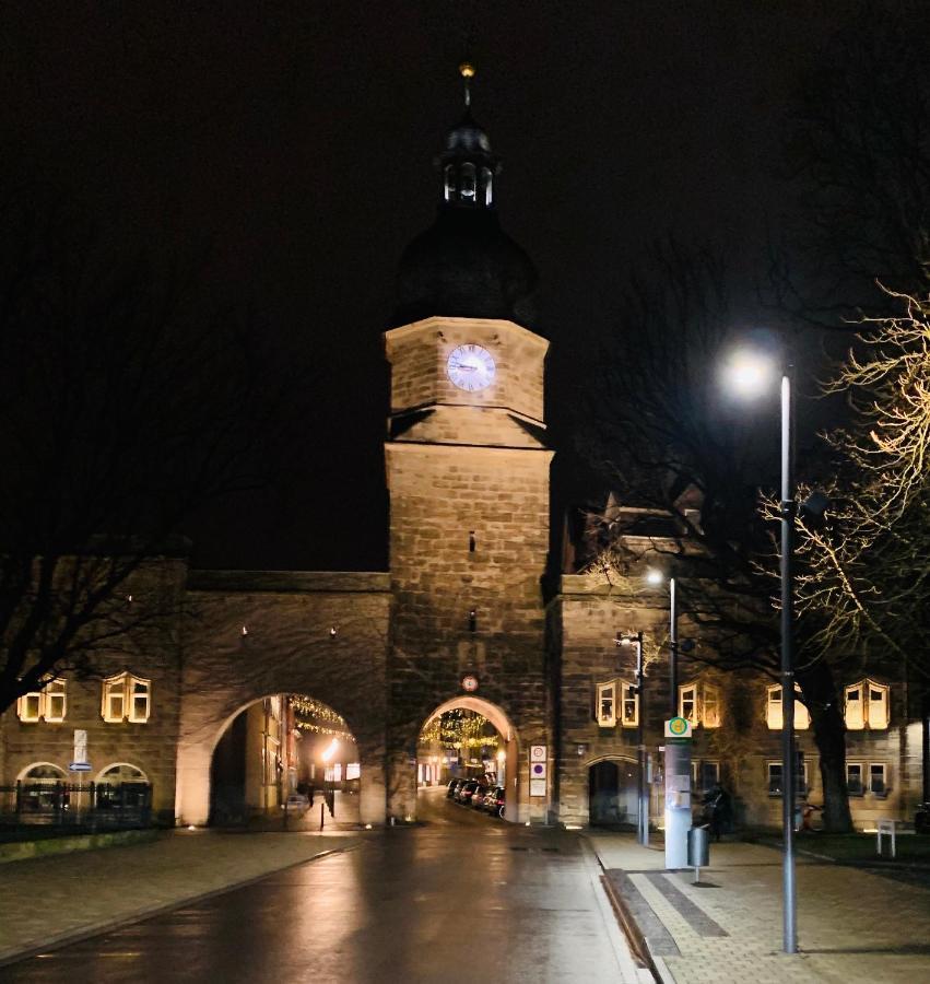 Ferienwohnungen An Der Salvatorkirche - Zentrales Apartmenthaus Mit Terrasse Coburg Eksteriør bilde